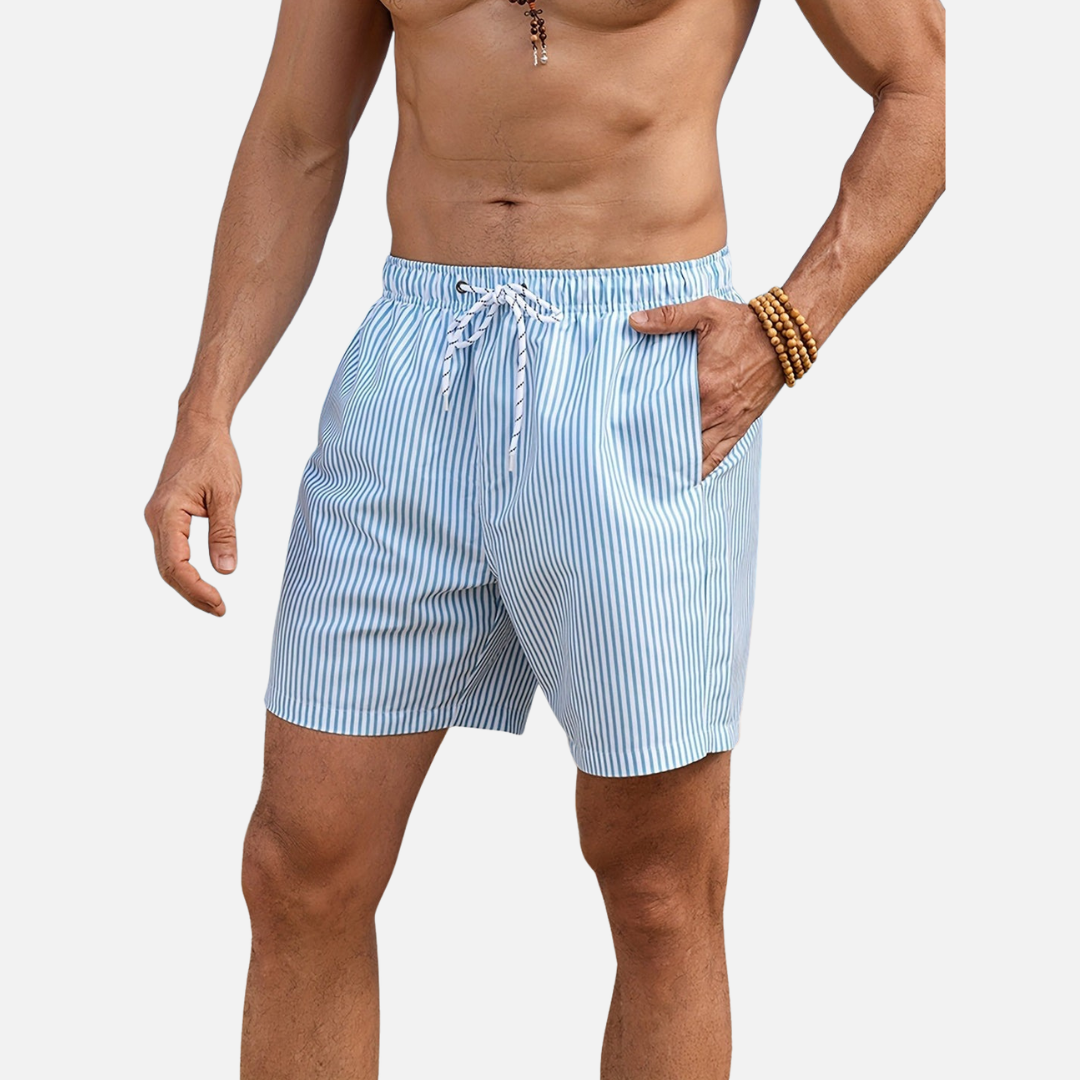 Bañador a rayas para hombre