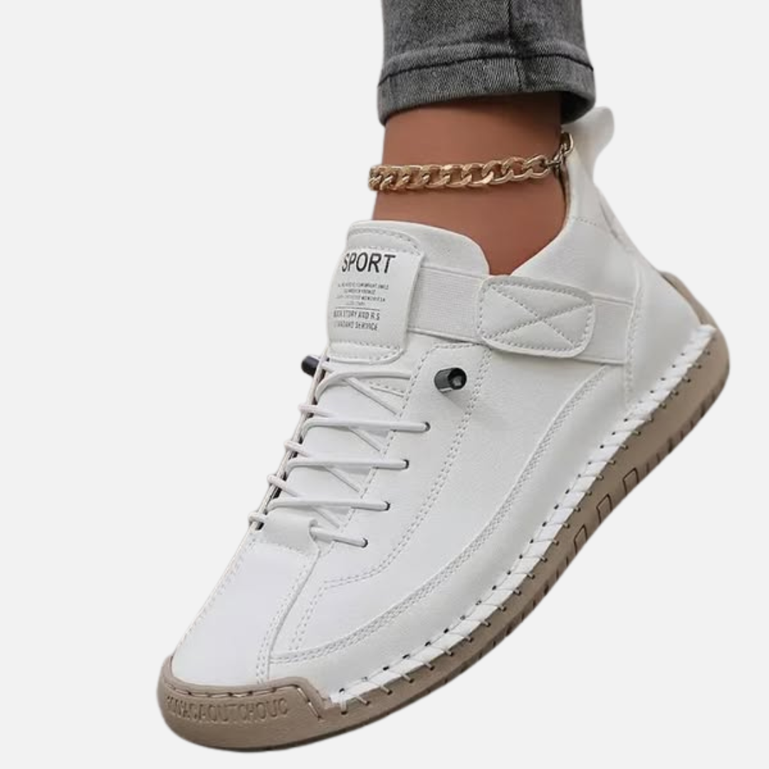 Women's Orthopedic Casual Sneakers | Lace-Up Moccasin Comfort Walking Shoes