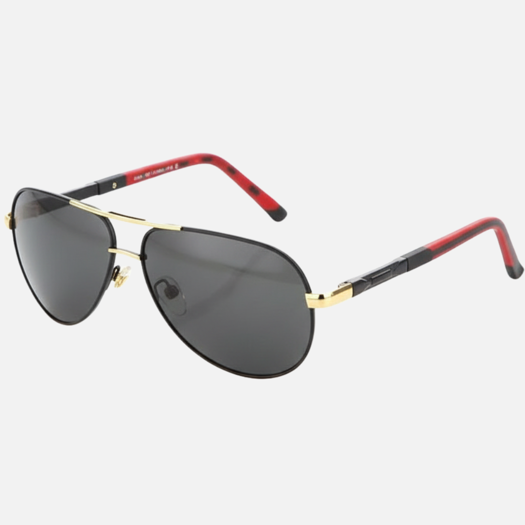 Gafas de sol de aviador polarizadas para hombre