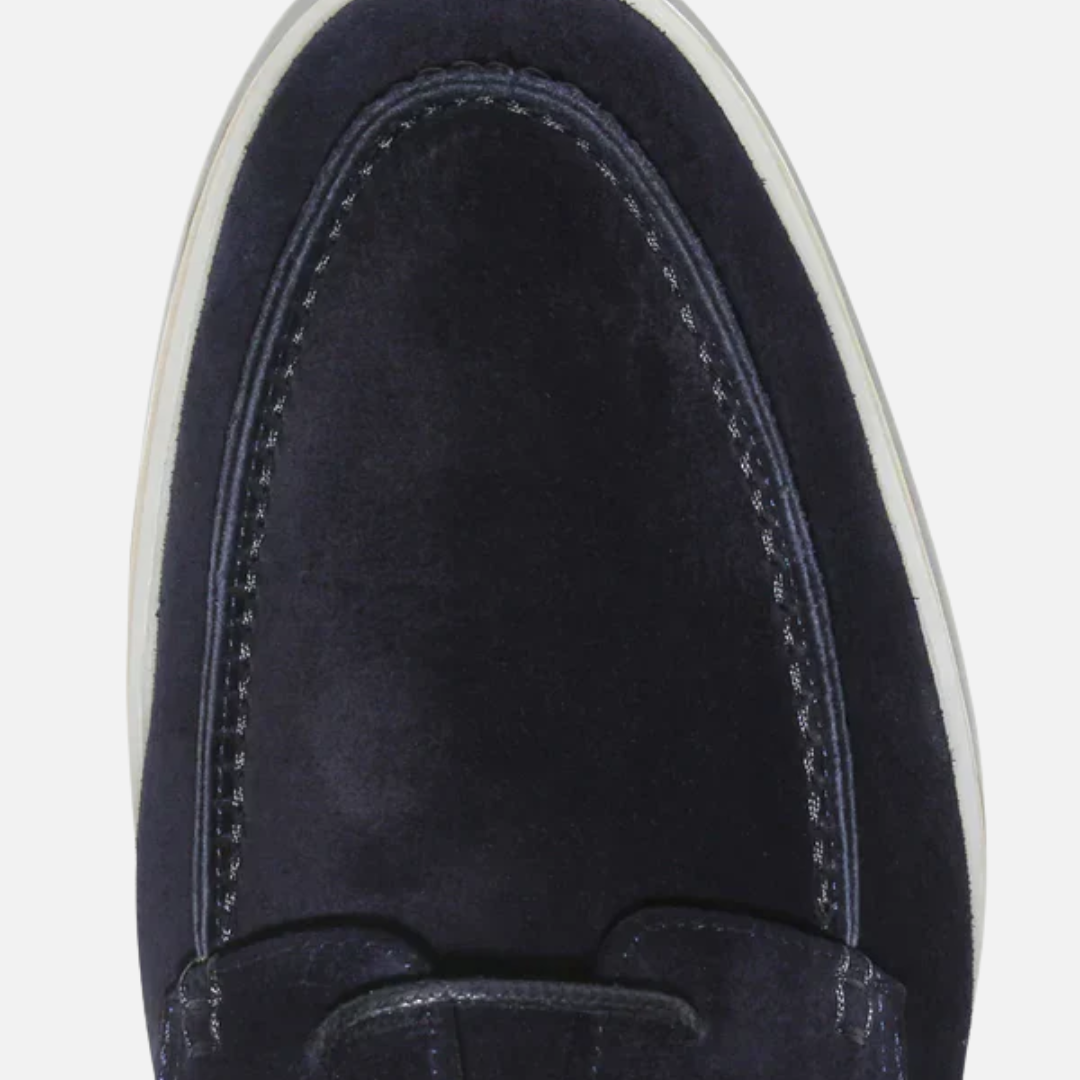 Mocasines Oxford de Ante para Hombre - Zapatos de Vestir Casuales con Cordones