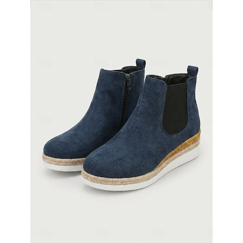 Vera | Cozy Wedge Ankle Boots 11