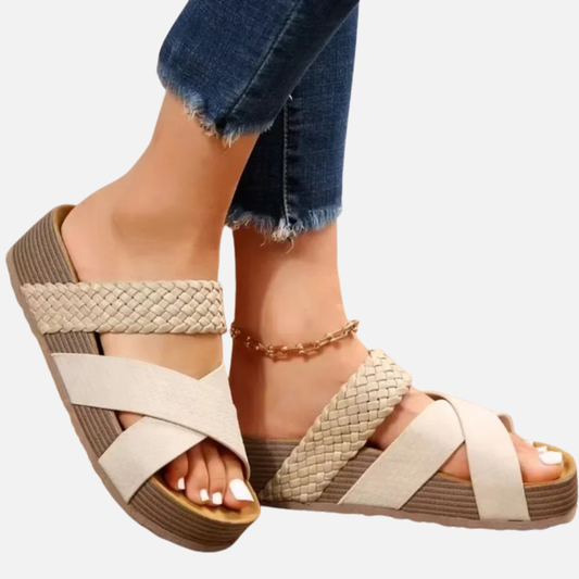 Women's Orthopedic Platform Slide Sandals