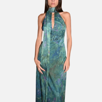 Vestido maxi fluido elegante para mujer