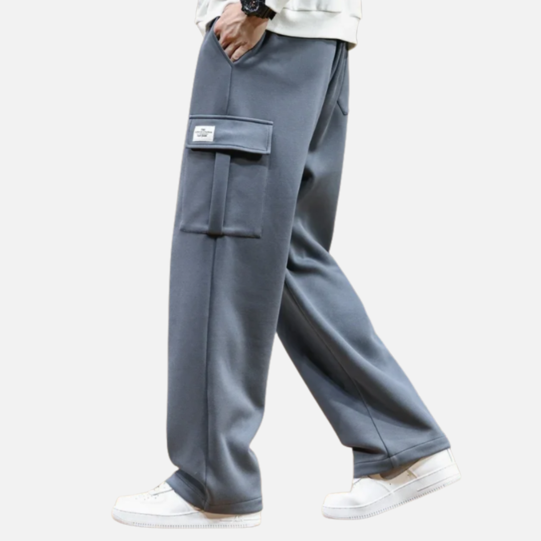 Pantalones cargo anchos para hombre | Pantalones cargo holgados de corte relajado