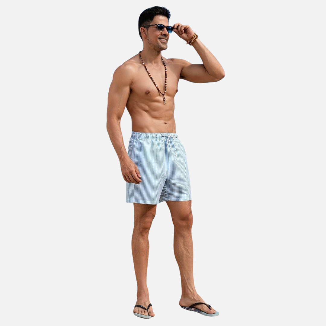 Bañador a rayas para hombre