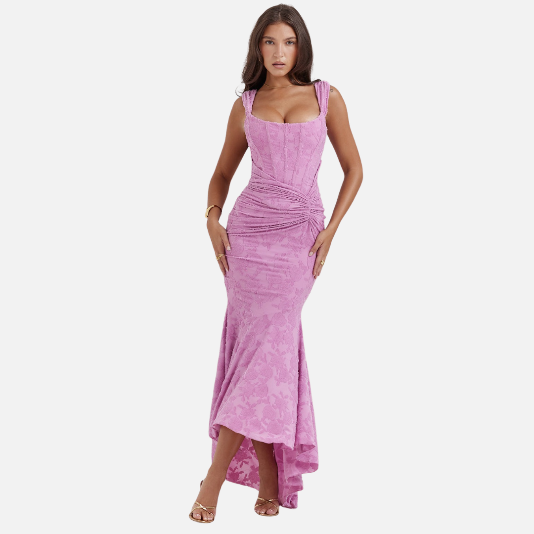 Women's Formal Mermaid Hi-Lo Dress | Ruched