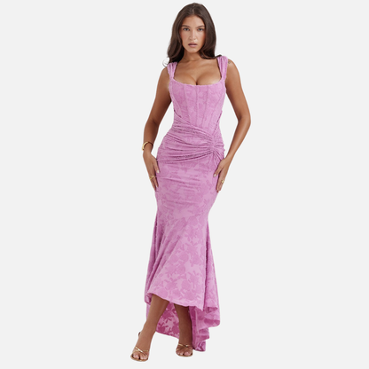 Women's Formal Mermaid Hi-Lo Dress | Ruched