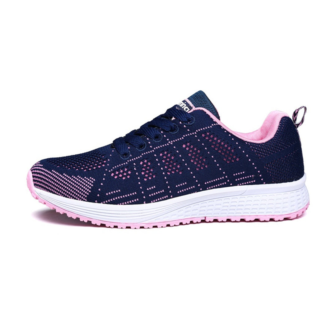 Women's Breathable Mesh Lace Up Sneakers