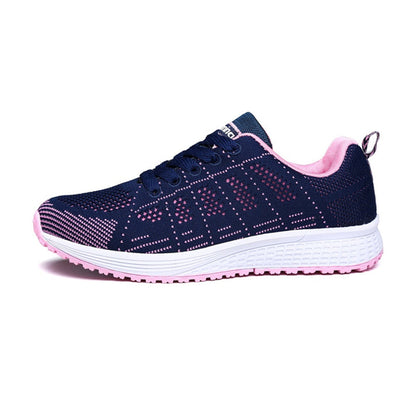 Women's Breathable Mesh Lace Up Sneakers