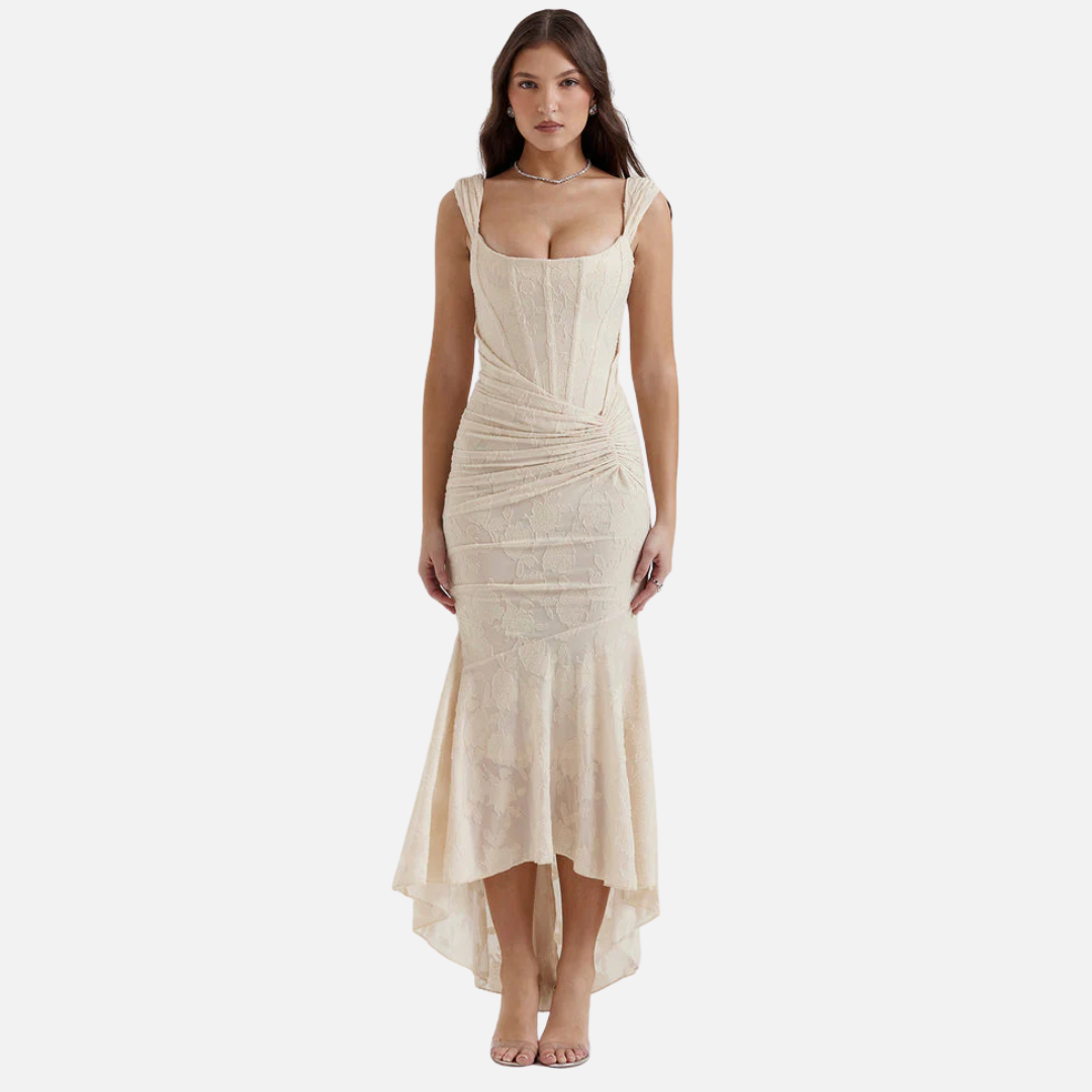 Women's Formal Mermaid Hi-Lo Dress | Ruched