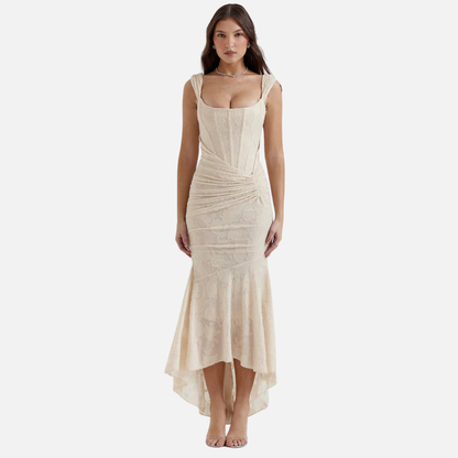 Women's Formal Mermaid Hi-Lo Dress | Ruched