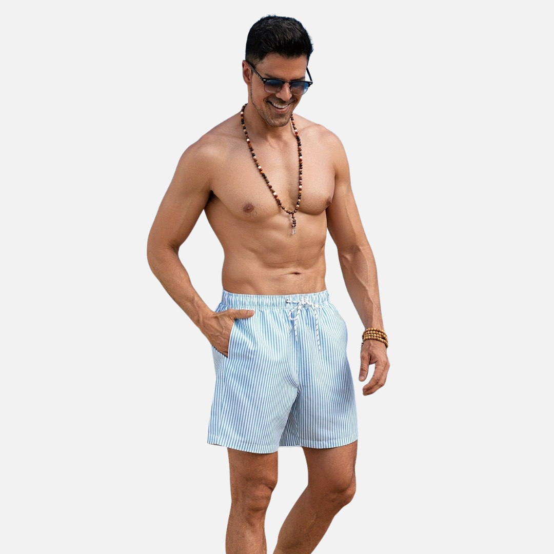Bañador a rayas para hombre