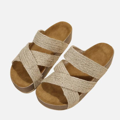 Sandalias ortopédicas de plataforma para mujer