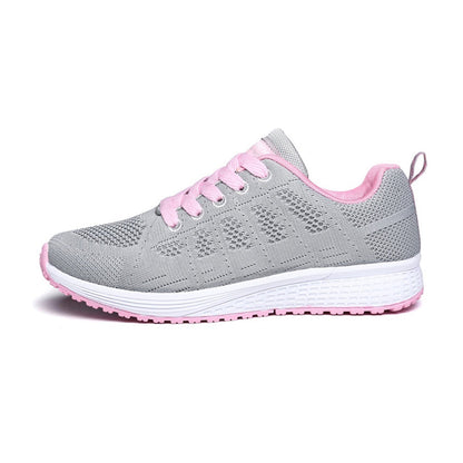 Women's Breathable Mesh Lace Up Sneakers