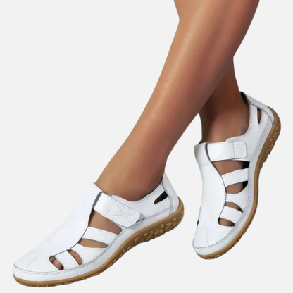 Women's Orthopedic Closed Toe Sandals | Velcro Arch Support