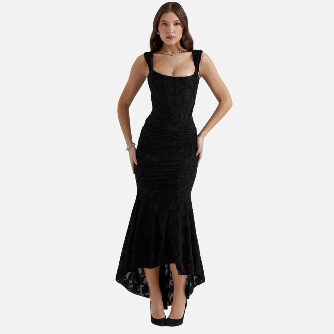 Women's Formal Mermaid Hi-Lo Dress | Ruched