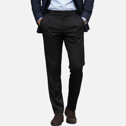 Pantalones de vestir entallados para hombre - Pantalones formales clásicos a medida