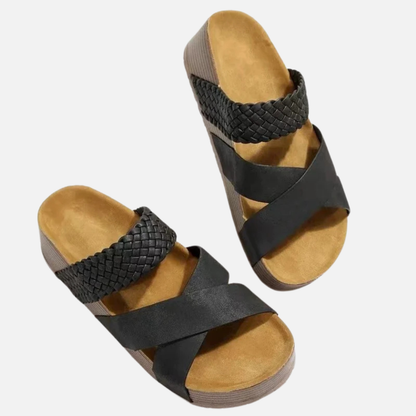 Sandalias ortopédicas de plataforma para mujer