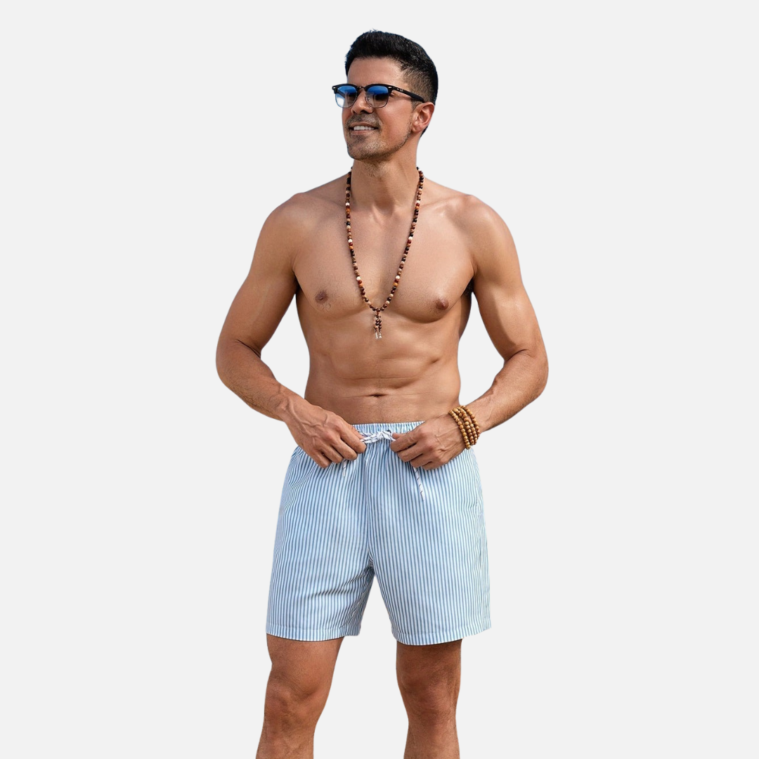 Bañador a rayas para hombre