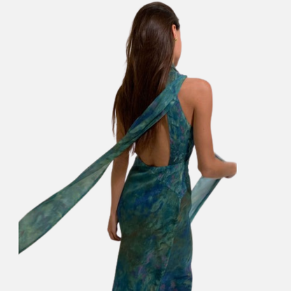 Vestido maxi fluido elegante para mujer