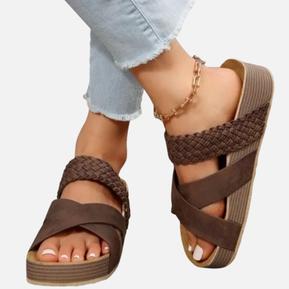 Sandalias ortopédicas de plataforma para mujer