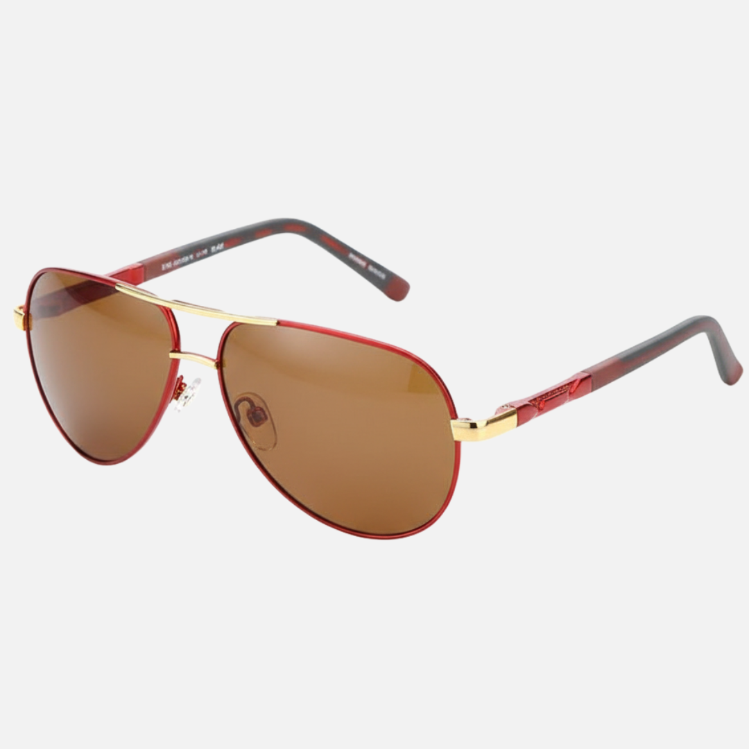 Gafas de sol de aviador polarizadas para hombre