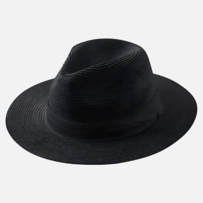Sombrero Clásico Panamá para Hombre - Fedora de Paja Tejida a Mano para Verano