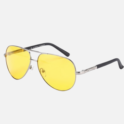 Gafas de sol de aviador polarizadas para hombre