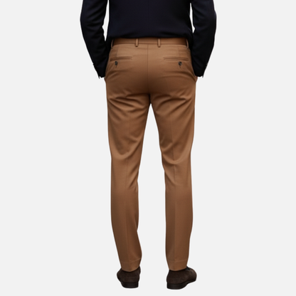 Pantalones de vestir entallados para hombre - Pantalones formales clásicos a medida
