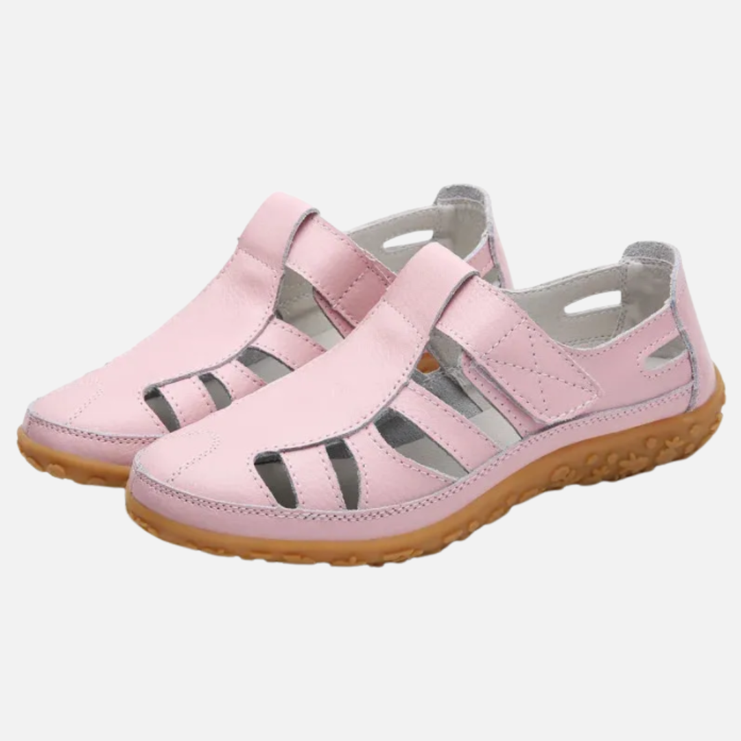 Women's Orthopedic Closed Toe Sandals | Velcro Arch Support