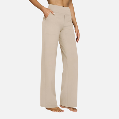 Women's High Waisted Wide-Leg Lounge Pants