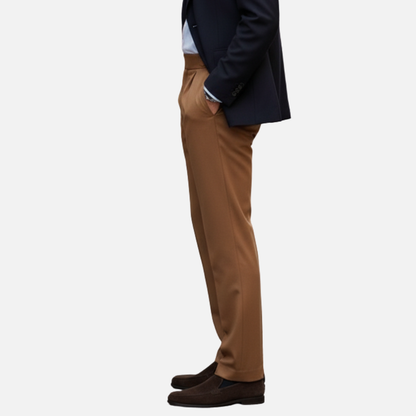 Pantalones de vestir entallados para hombre - Pantalones formales clásicos a medida