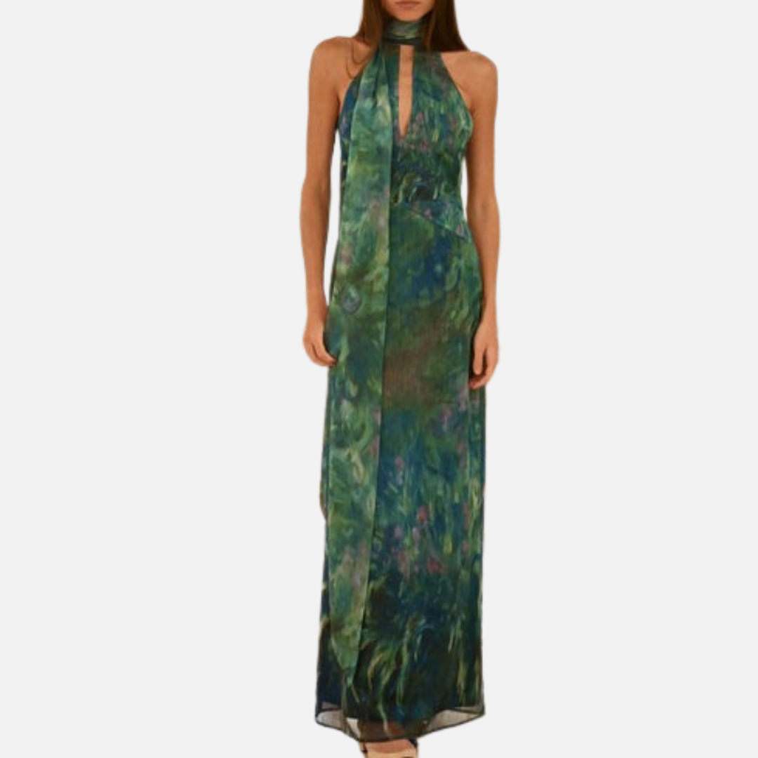 Vestido maxi fluido elegante para mujer