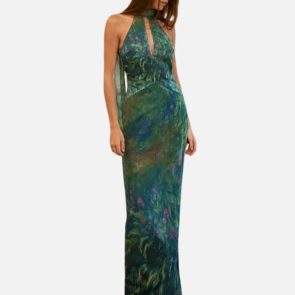 Vestido maxi fluido elegante para mujer