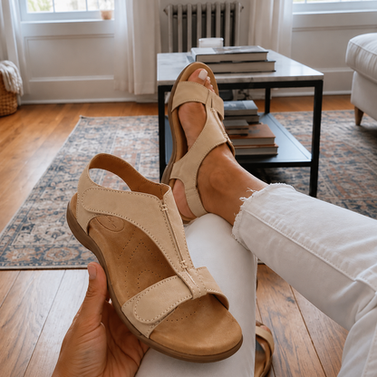 Women's Slingback Sandals – Adjustable Straps, Arch Support