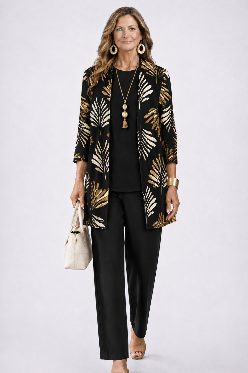 Aveline 3-Piece Set | Relaxed Fit, Lightweight Botanical Print 13