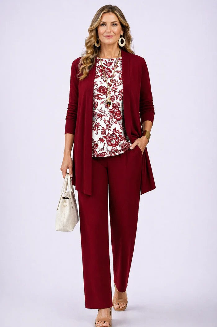Aveline 3-Piece Set | Relaxed Fit, Lightweight Botanical Print 6