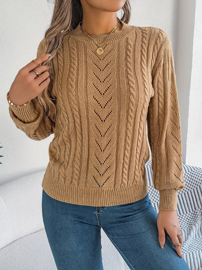 Blythe | Cable-Knit Textured Sweater 1