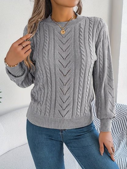 Blythe | Cable-Knit Textured Sweater 8