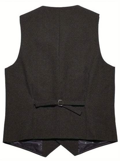Byron | Refined Herringbone Waistcoat 2