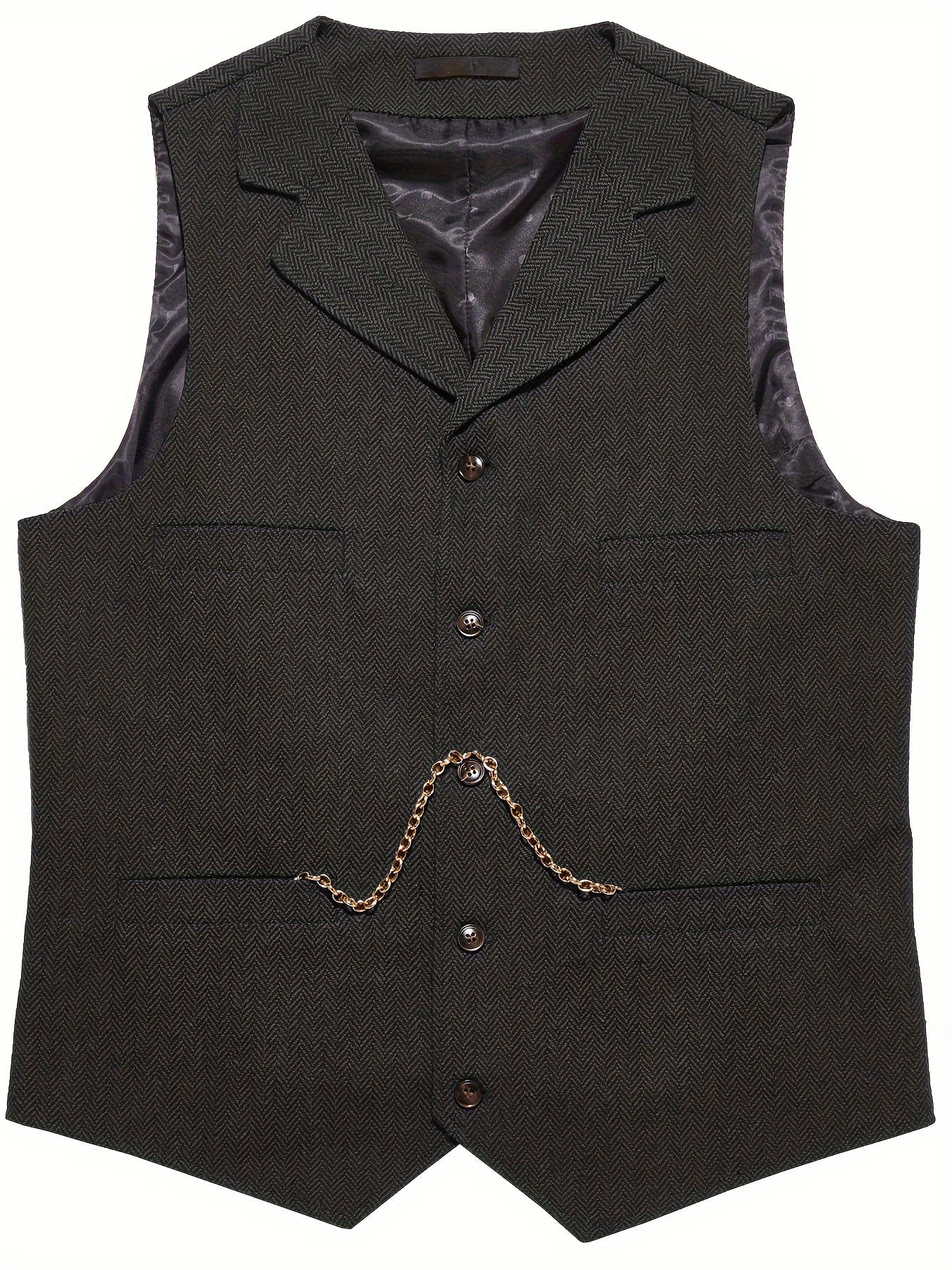 Byron | Refined Herringbone Waistcoat 3