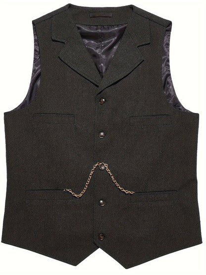 Byron | Refined Herringbone Waistcoat 3