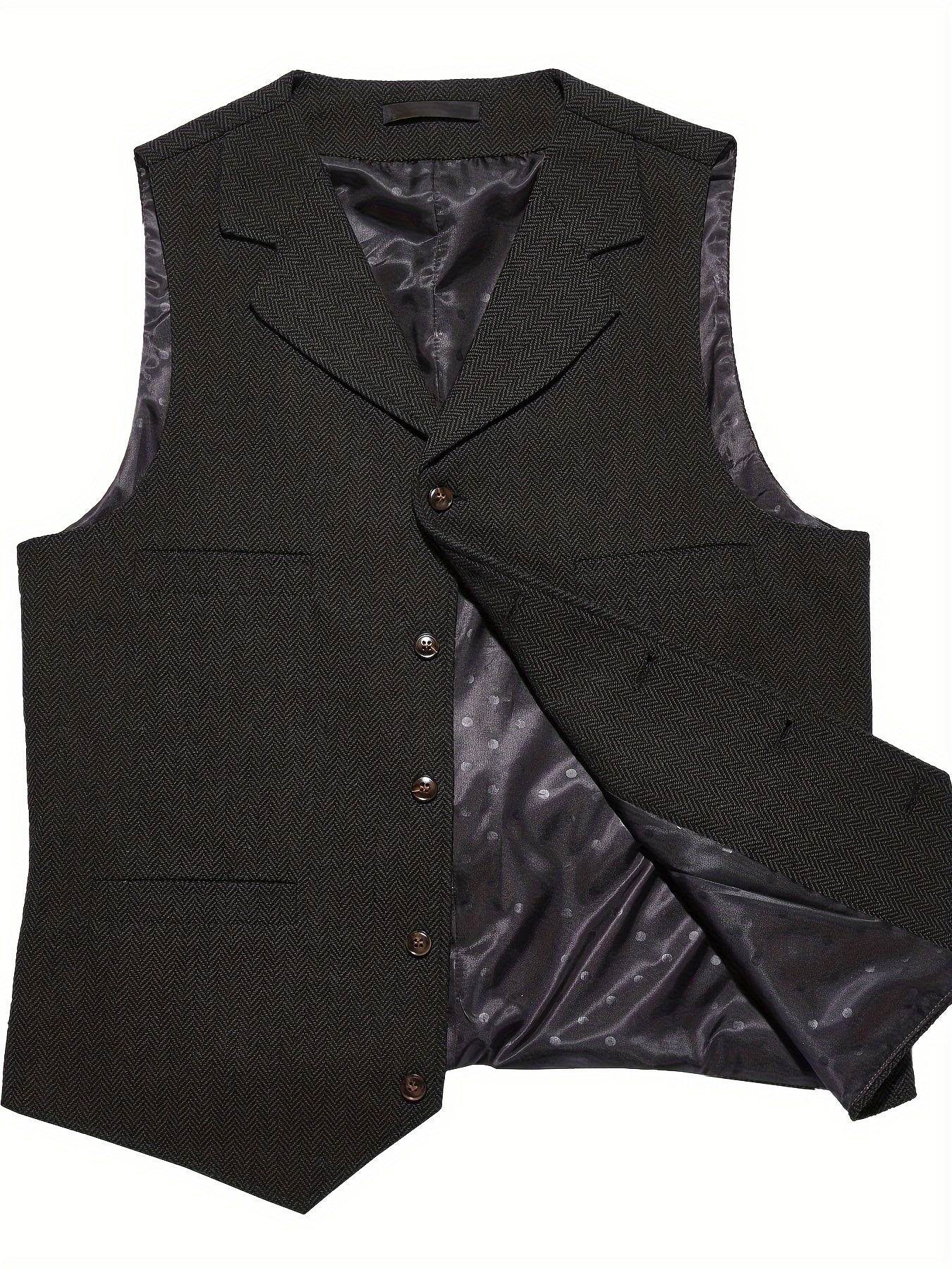 Byron | Refined Herringbone Waistcoat 5