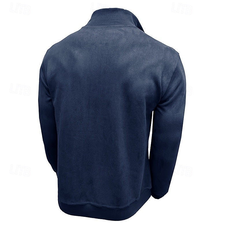 Caleb | Quarter-Zip Stand-Collar Sweatshirt 2