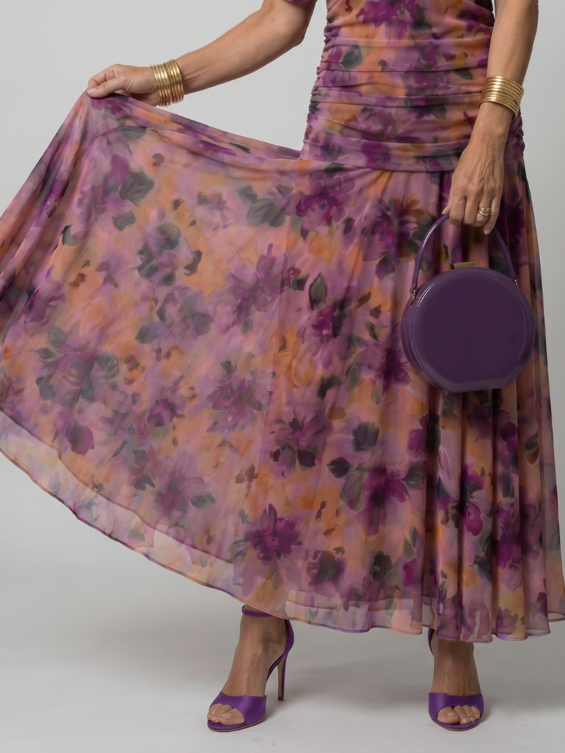 Carmen Flow Dress | Off Shoulder, Midi Length Summer Wedding Guest Dress 2