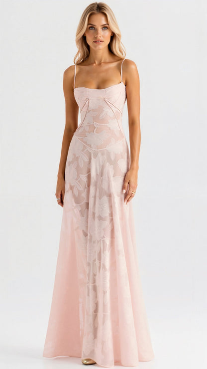 Caroline | Women’s Wedding Guest Slip Maxi Dress 3