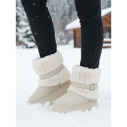 Cecily | Cozy Fur-Trimmed Snow Boots 6