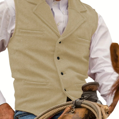 Colton | Heritage Herringbone Vest 15