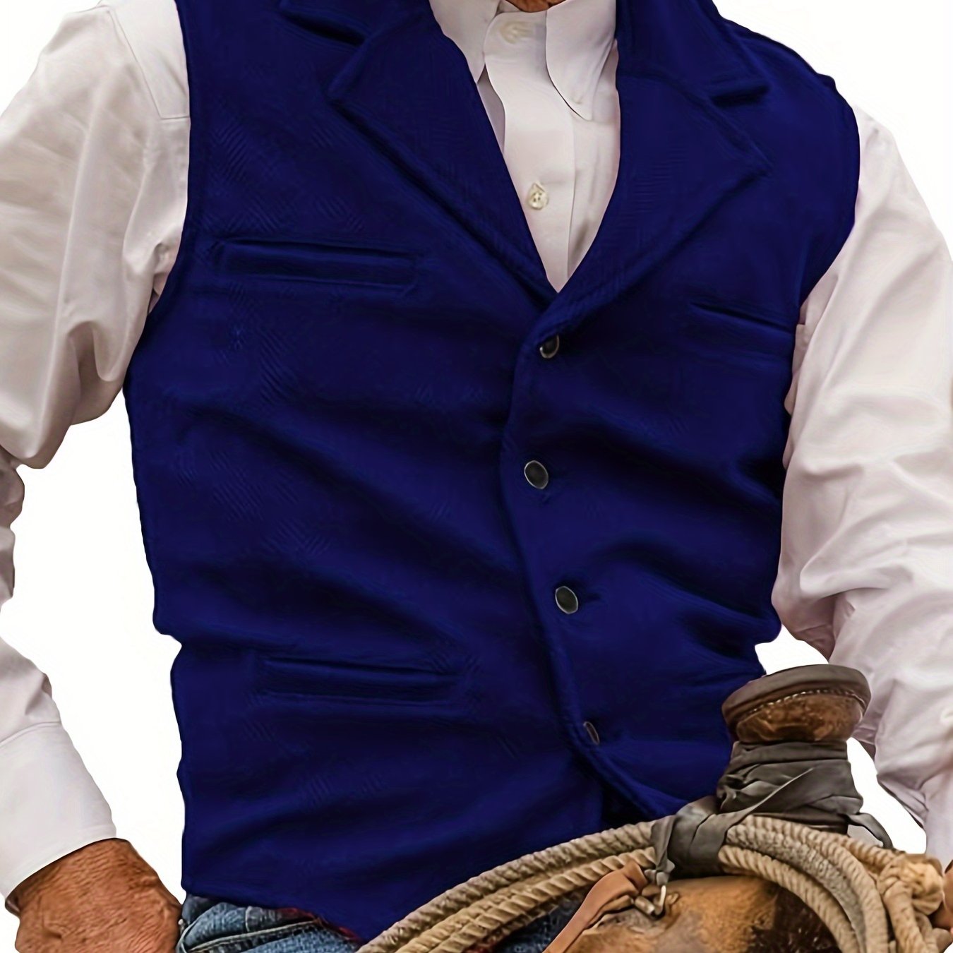 Colton | Heritage Herringbone Vest 17