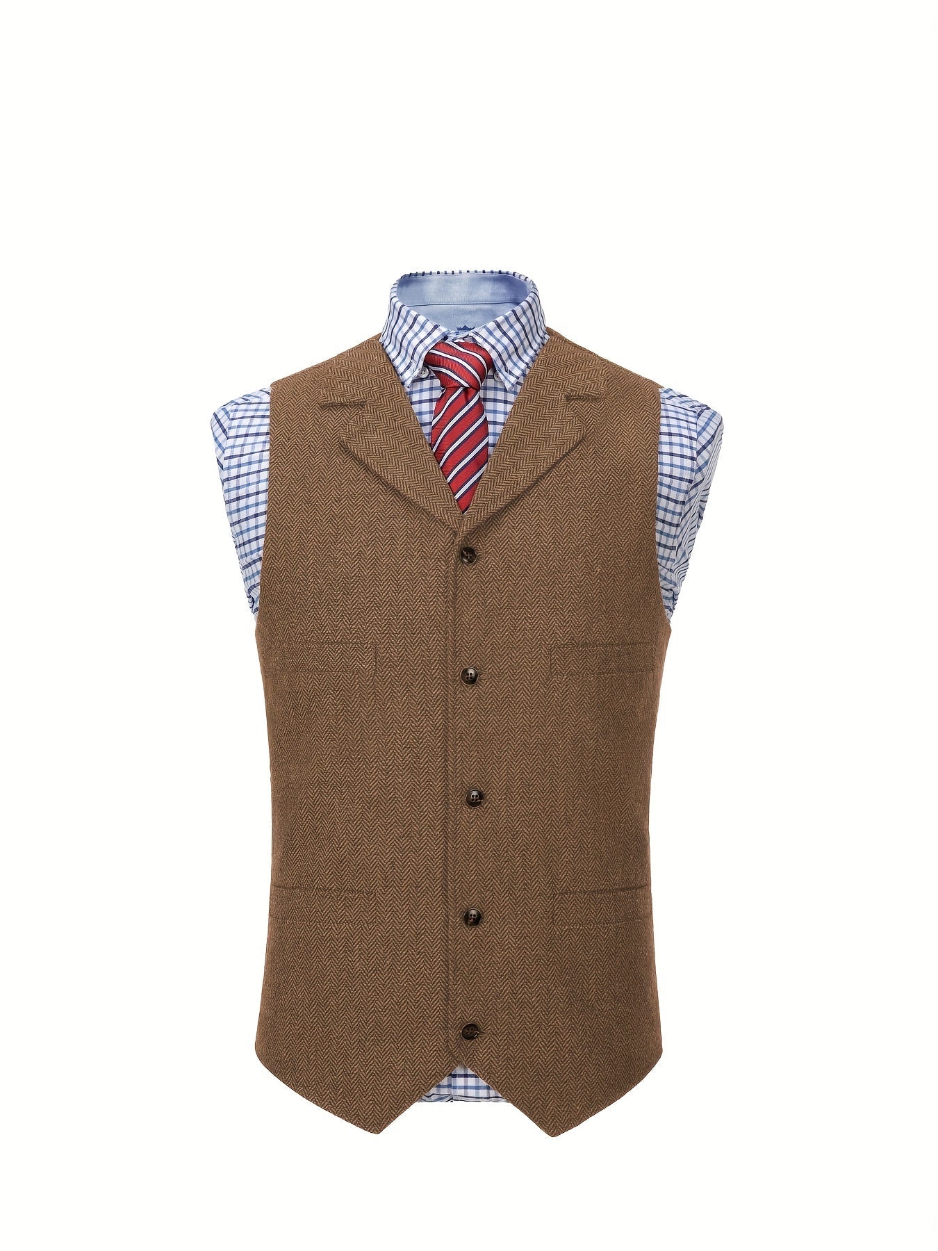 Colton | Heritage Herringbone Vest 2